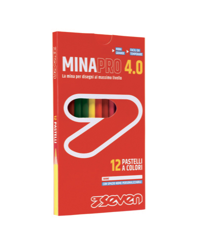 Drvene bojice Seven minapro 4.0, 12 kom