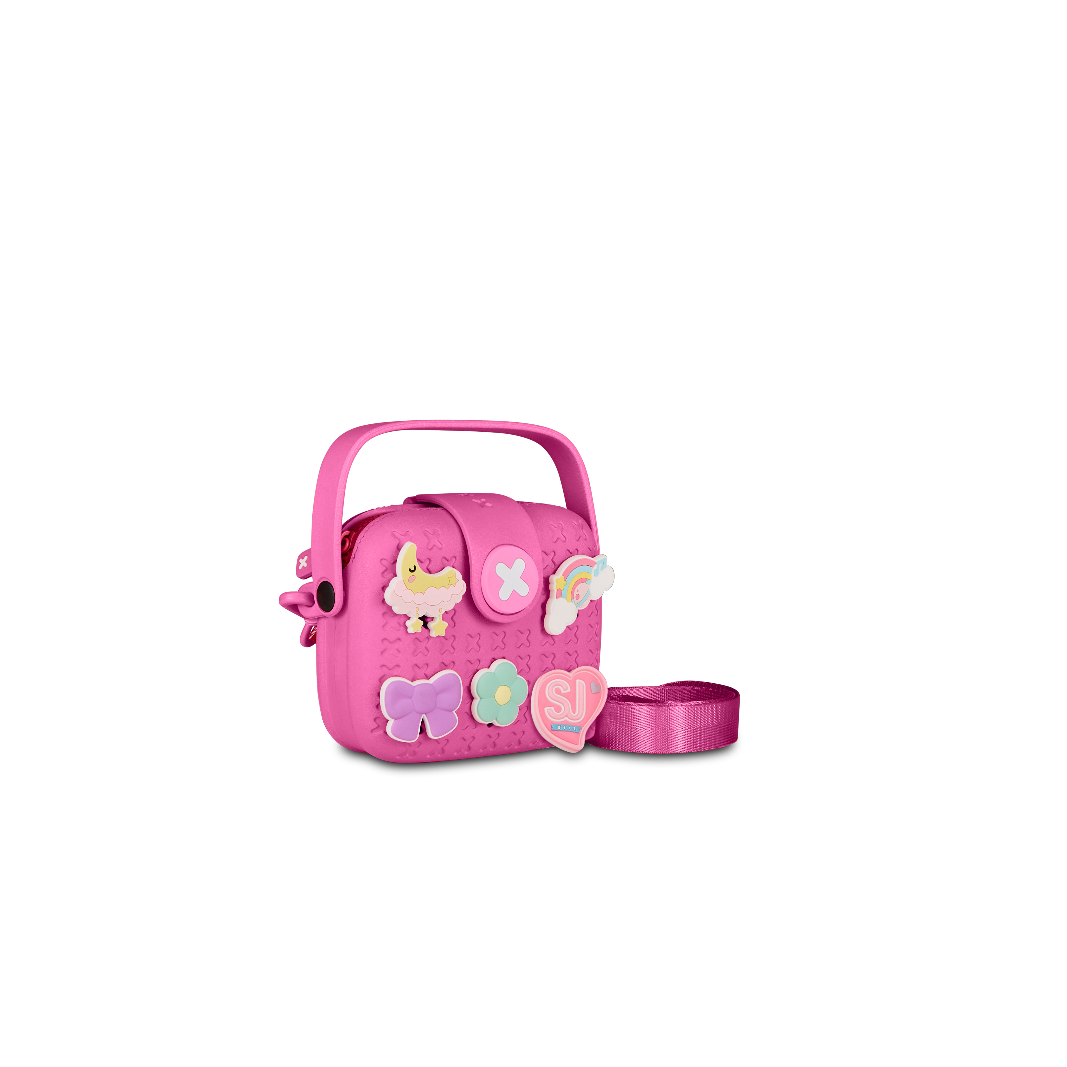 Kockasta torbica s remenom SJ Gang girly pins