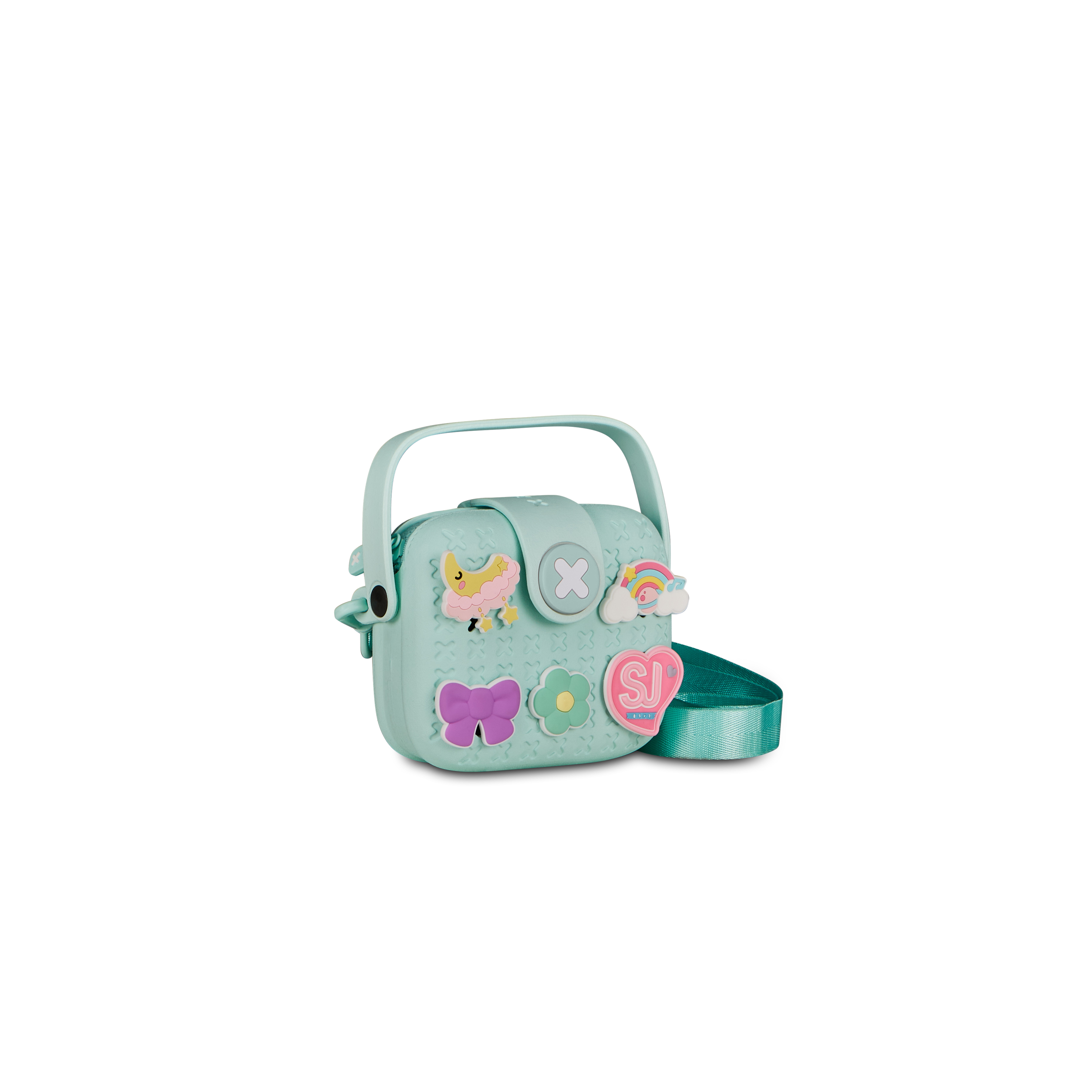 Kockasta torbica s remenom SJ Gang girly pins